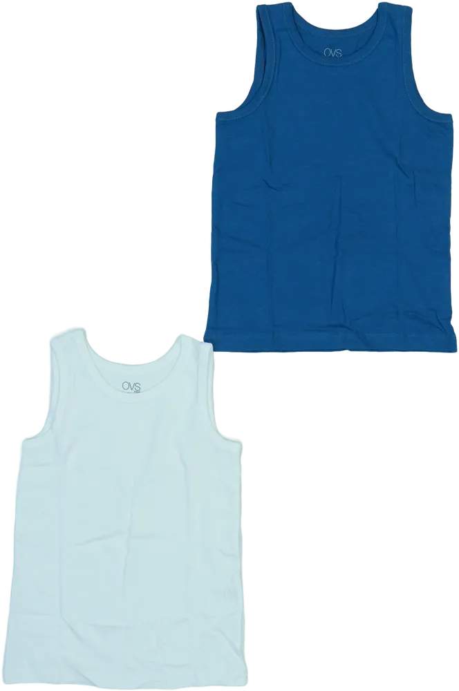 Blue OVS Multipack - Sleeveless shirts EU 116 / UK 6 years / US 6 years/S