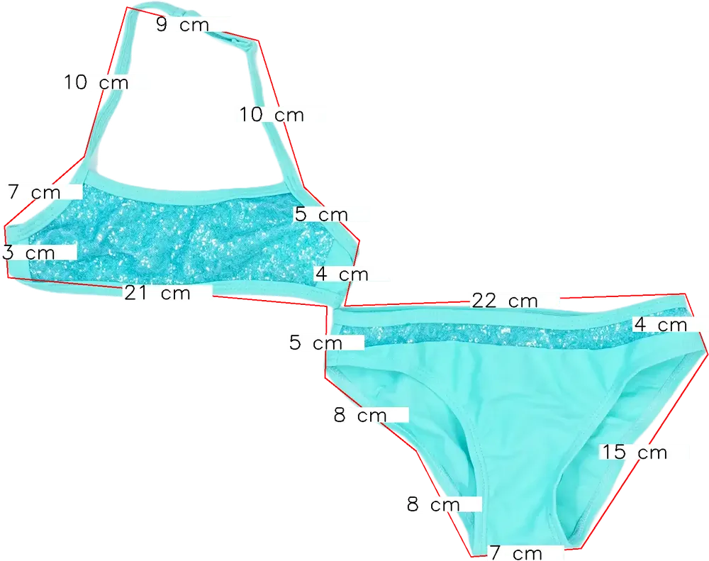 Kék OVS Bikini EU 110 / UK 5 év / US 5 év/XS