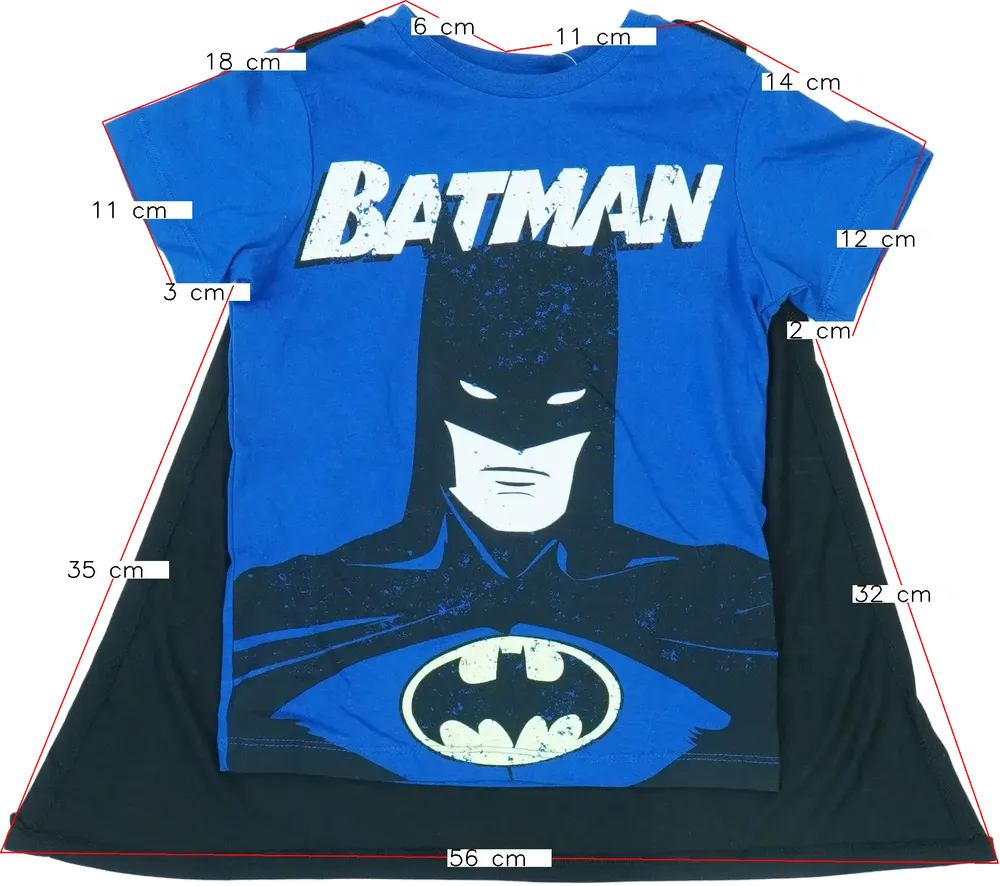 Kék Batman Póló EU 104 / UK 4 év / US 4T/XS