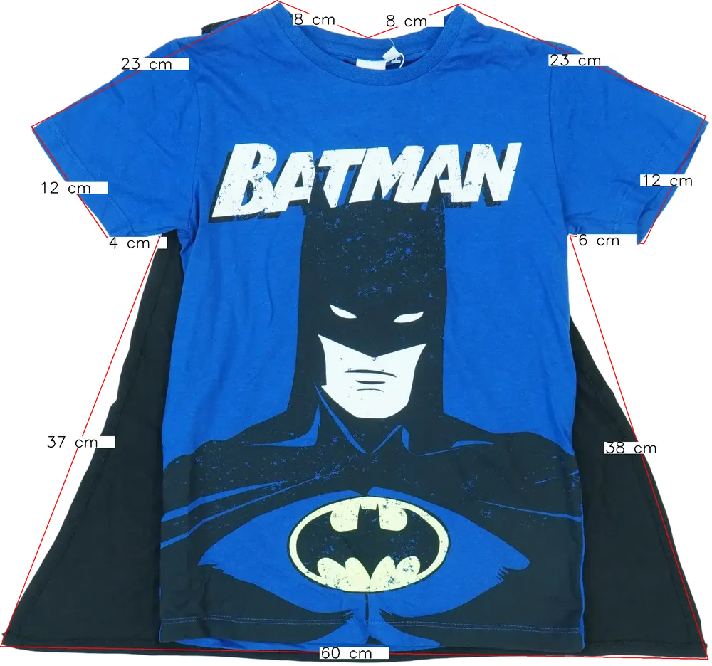 Kék Batman Póló EU 134 / UK 9 év / US 9 év/L