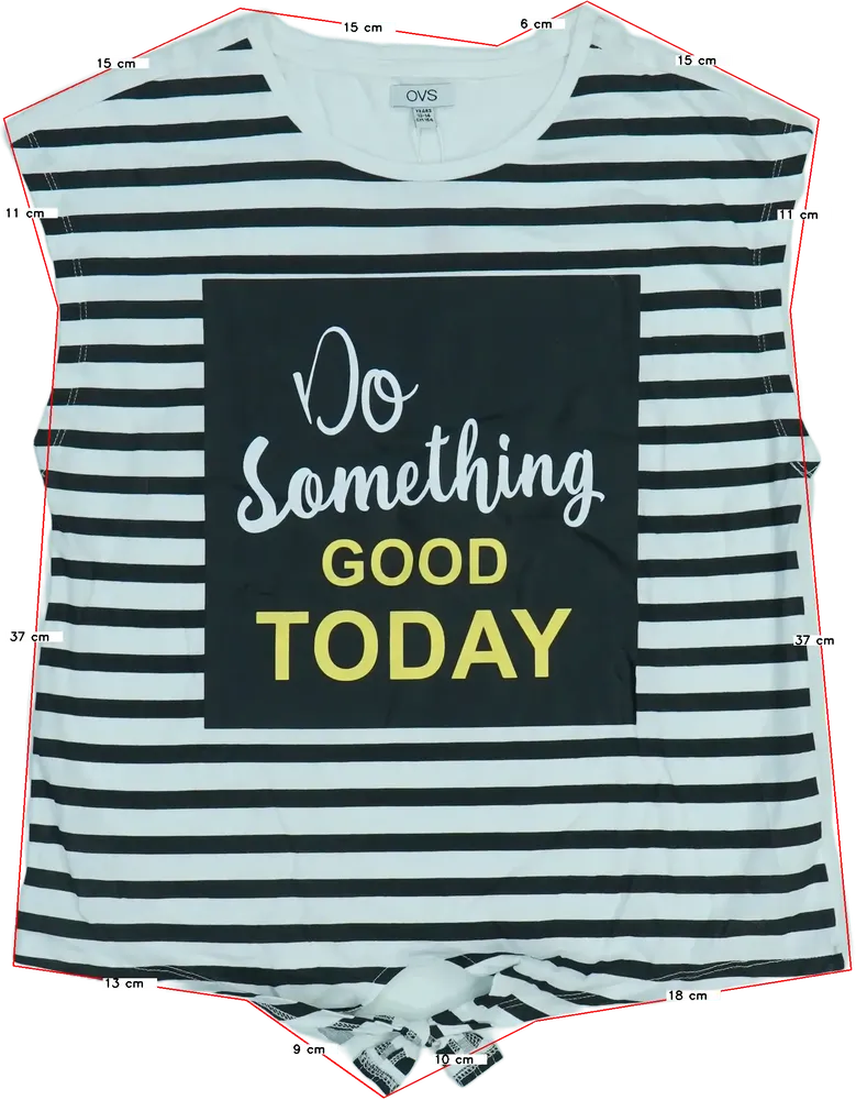 Fehér OVS Póló EU 164 / UK 14 év / US 14 év/XL