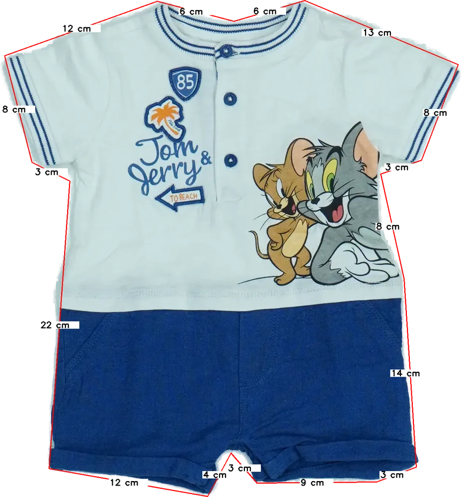 Többszínű Warner Bros Napozó EU 62 / UK 0-3 hónap / US 0-3 hónap