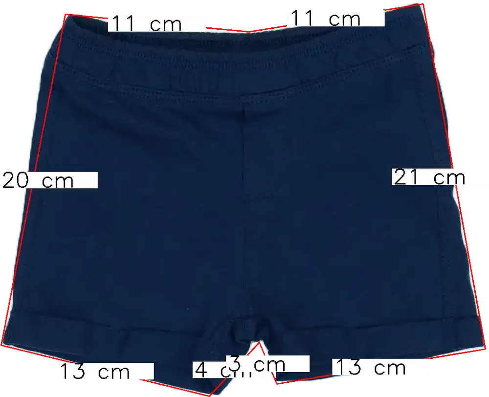 Kék OVS - Fagottino Rövidnadrág EU 68 / UK 3-6 hónap / US 3-6 hónap