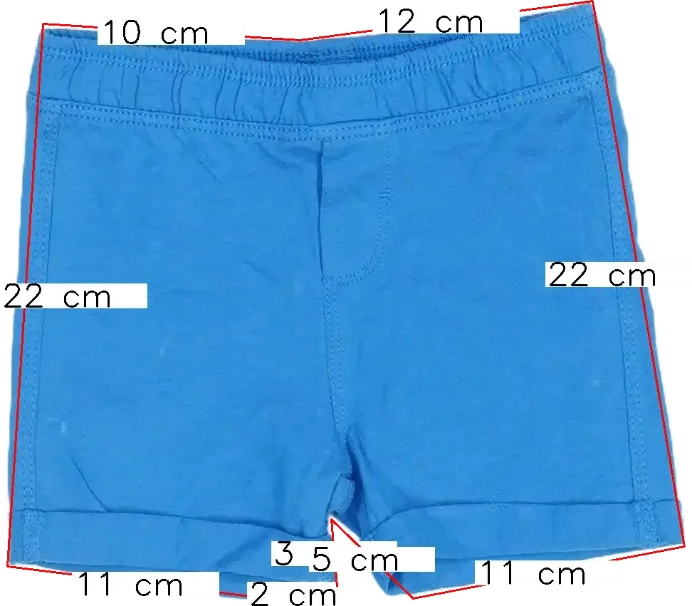 Kék OVS - Fagottino Rövidnadrág EU 68 / UK 3-6 hónap / US 3-6 hónap