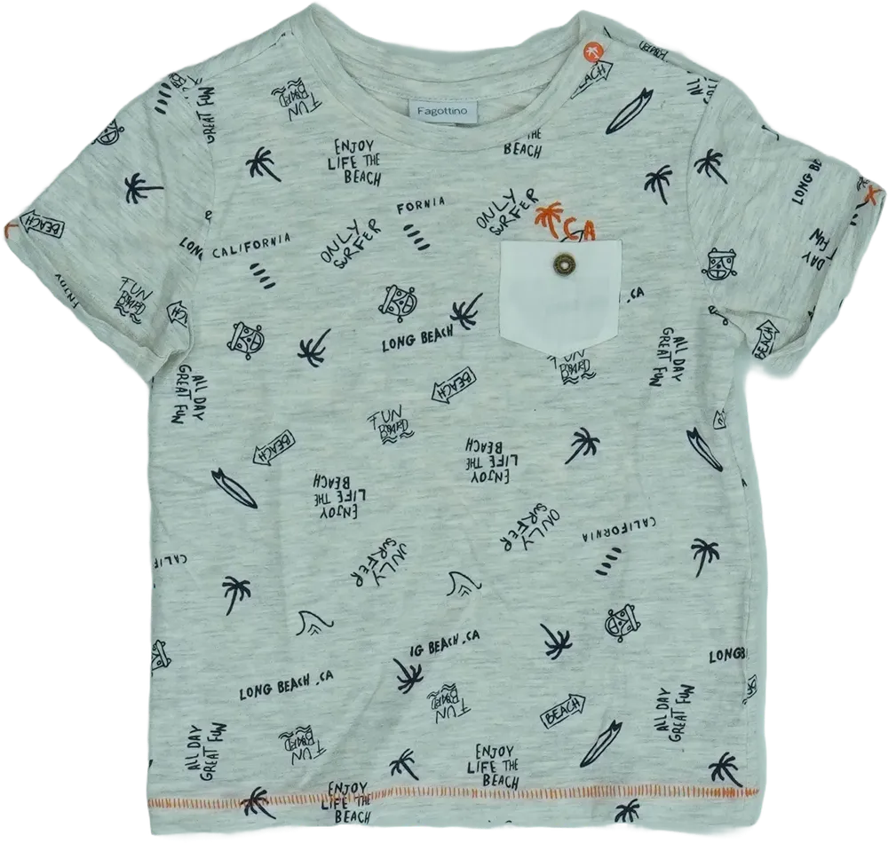 Szürke OVS - Fagottino Póló EU 80 / UK 9-12 hónap / US 12 hónap