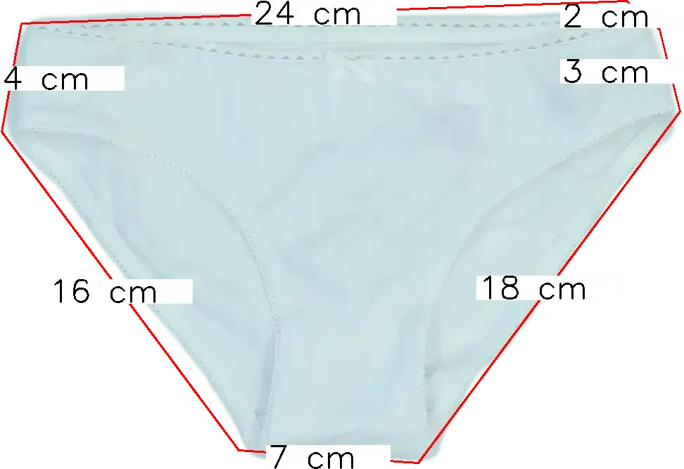 Fehér OVS Lányka / Női bugyi EU 116 / UK 6 év / US 6 év/S