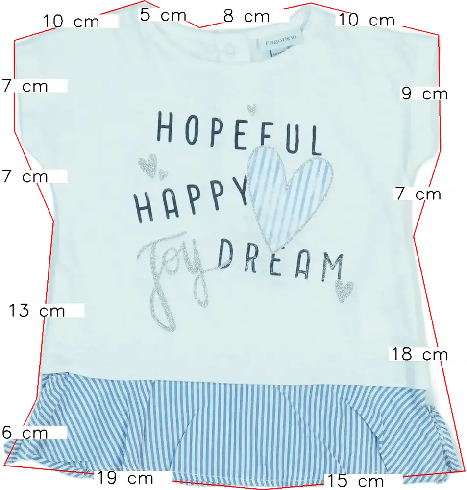 Fehér OVS - Fagottino Tunika EU 86 / UK 12-18 hónap / US 18 hónap