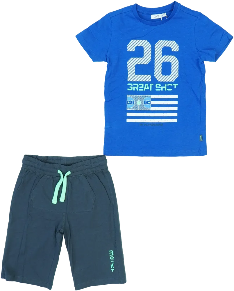 Kék OVS 2 részes szett - Felsőruházat és nadrág EU 116 / UK 6 év / US 6 év/S