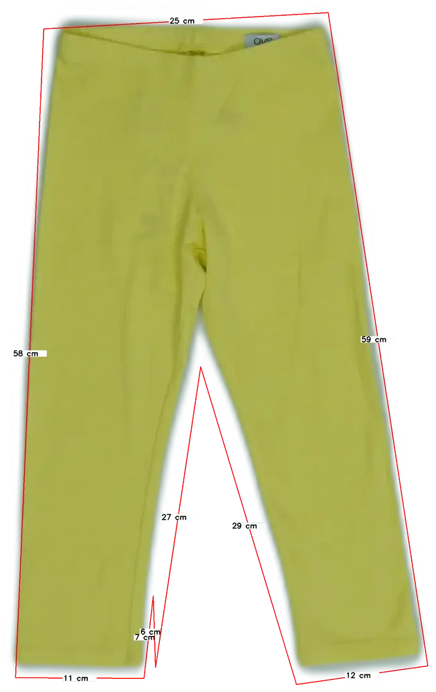 Sárga OVS Leggings EU 122 / UK 7 év / US 7 év/M
