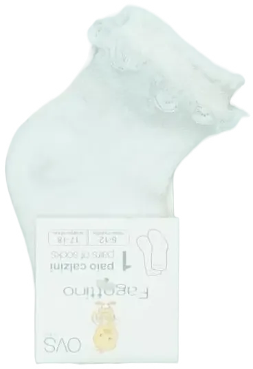 Fehér OVS - Fagottino Zokni EU 80 / UK 9-12 hónap / US 12 hónap