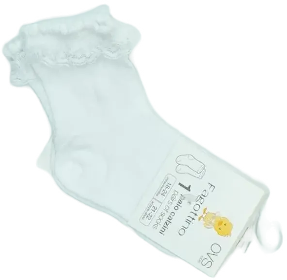 Fehér OVS - Fagottino Csomag - Zoknik EU 92 / UK 2 év / US 2T