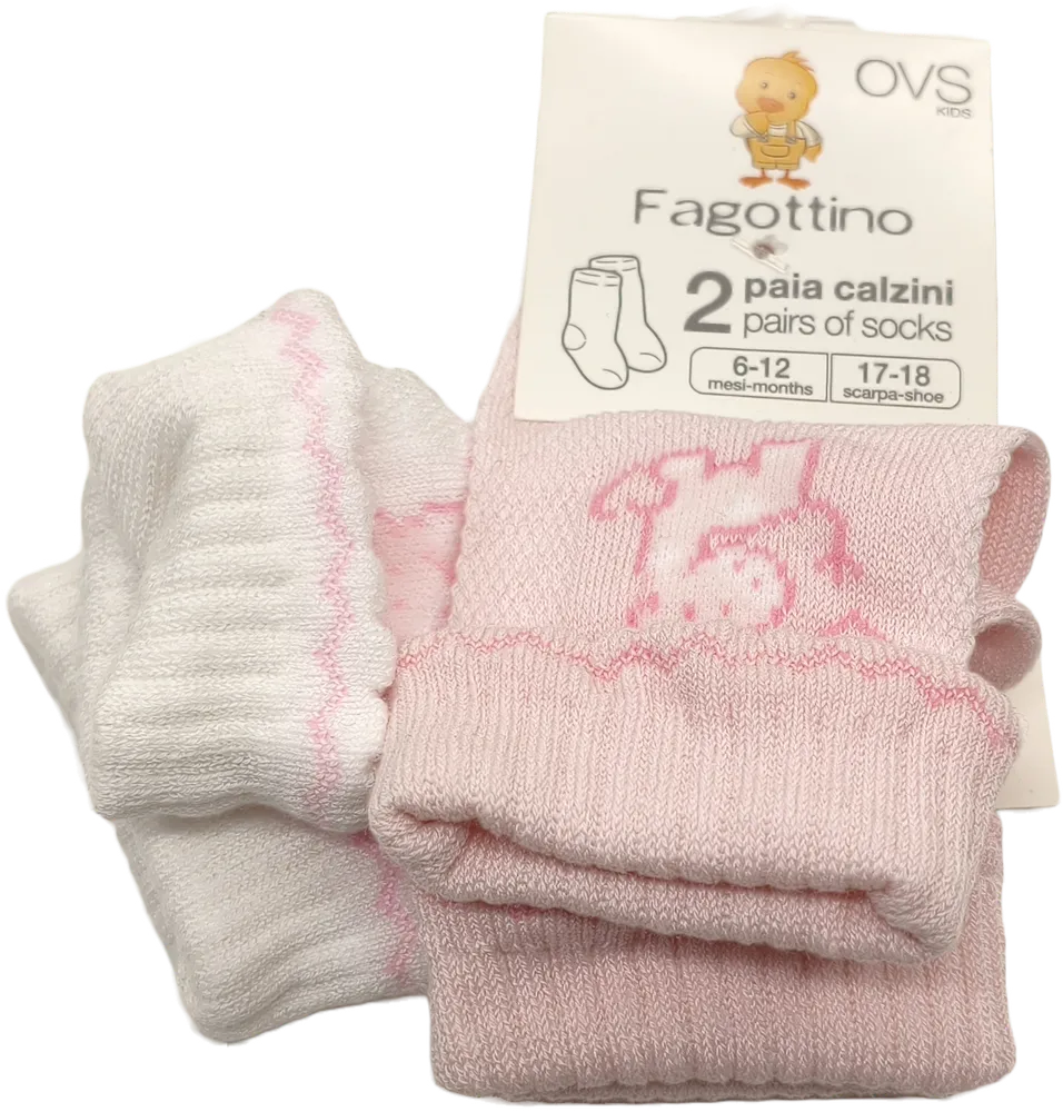 Rózsaszín OVS - Fagottino Csomag - Zoknik EU 18