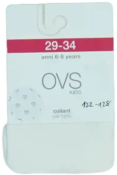 Fehér OVS Harisnya EU 128 / UK 8 év / US 8 év/M