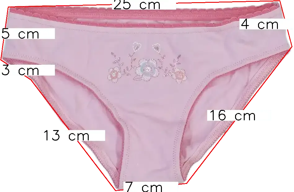 Rózsaszín OVS Lányka / Női bugyi EU 116 / UK 6 év / US 6 év/S