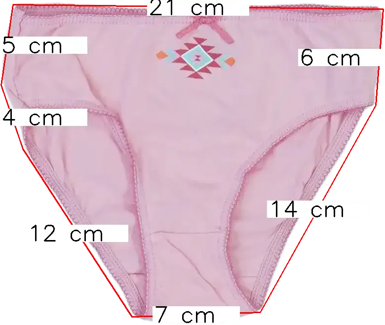 Rózsaszín OVS Lányka / Női bugyi EU 116 / UK 6 év / US 6 év/S