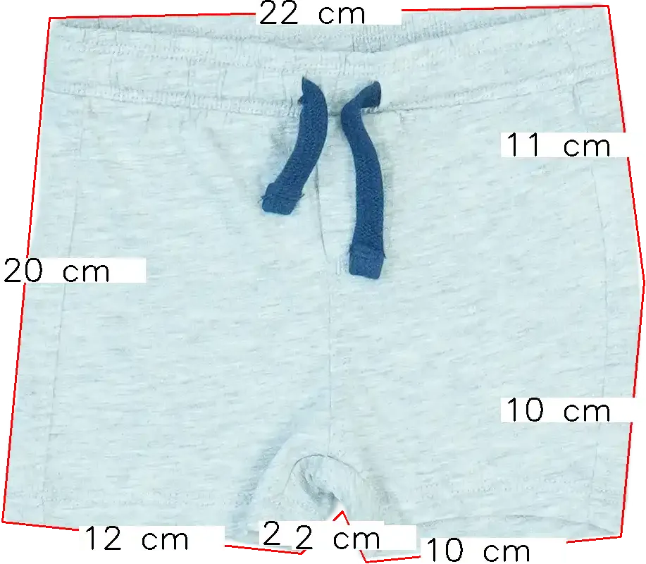 Szürke OVS - Fagottino Rövidnadrág EU 62 / UK 0-3 hónap / US 0-3 hónap