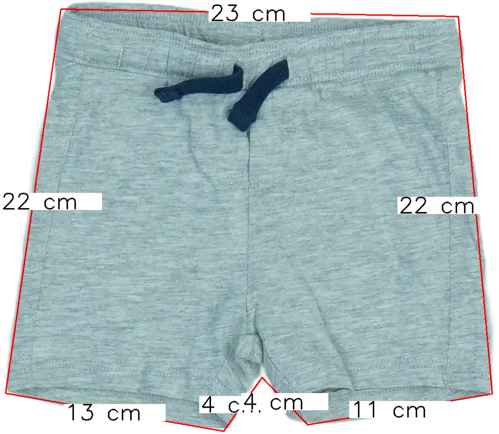 Szürke OVS - Fagottino Rövidnadrág EU 68 / UK 3-6 hónap / US 3-6 hónap