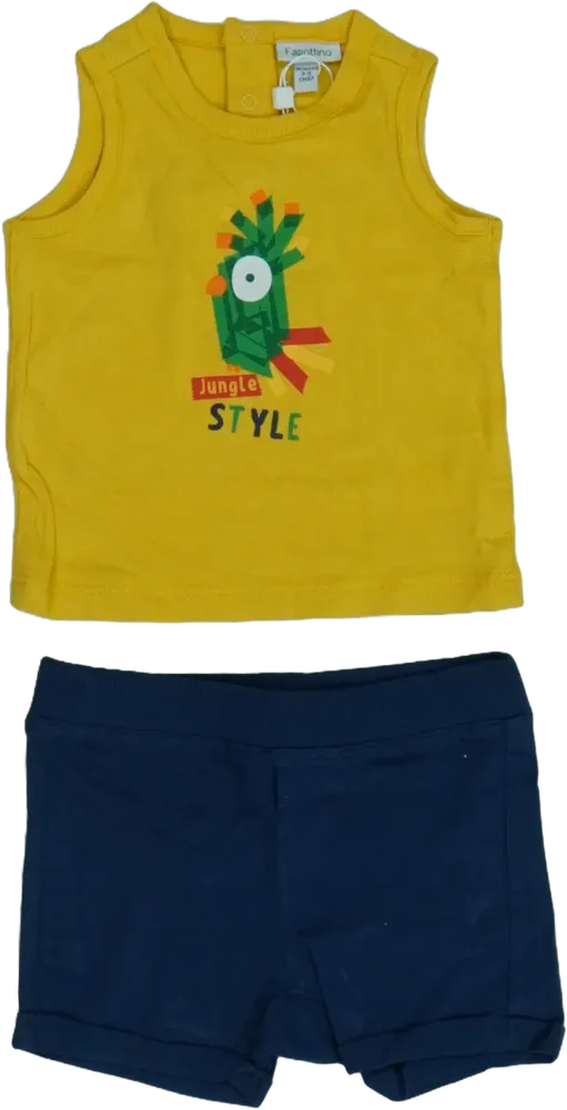 Yellow OVS - Fagottino 2-piece set - Top &amp; Bottom EU 68 / UK 3-6 months / US 3-6 months