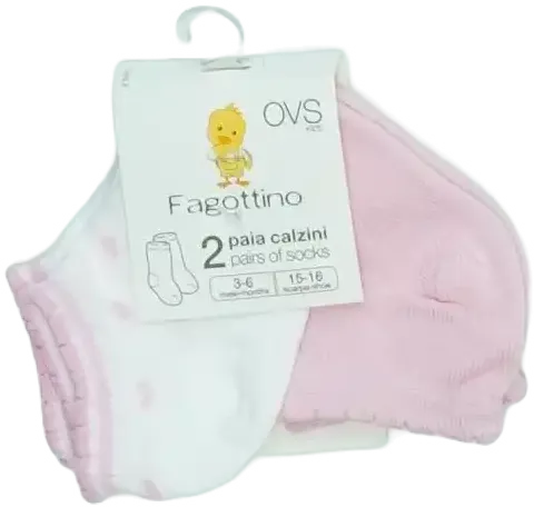 Rózsaszín OVS - Fagottino Csomag - Zoknik EU 68 / UK 3-6 hónap / US 3-6 hónap