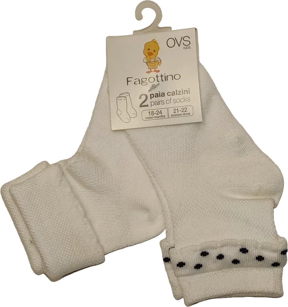 Fehér OVS - Fagottino Csomag - Zoknik EU 22