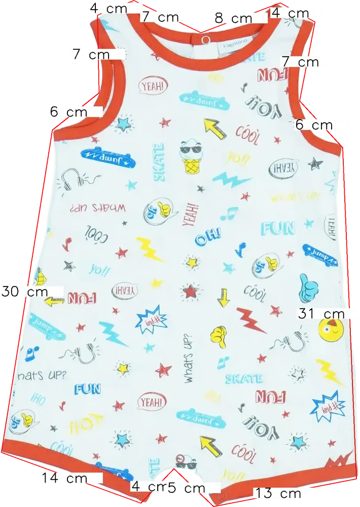 Fehér OVS - Fagottino Napozó EU 80 / UK 9-12 hónap / US 12 hónap