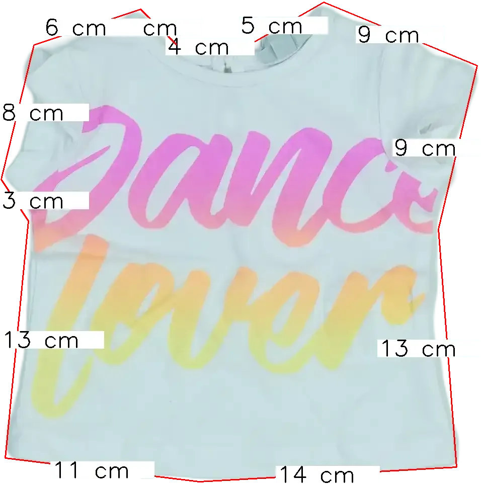 Fehér OVS - Fagottino Póló EU 62 / UK 0-3 hónap / US 0-3 hónap