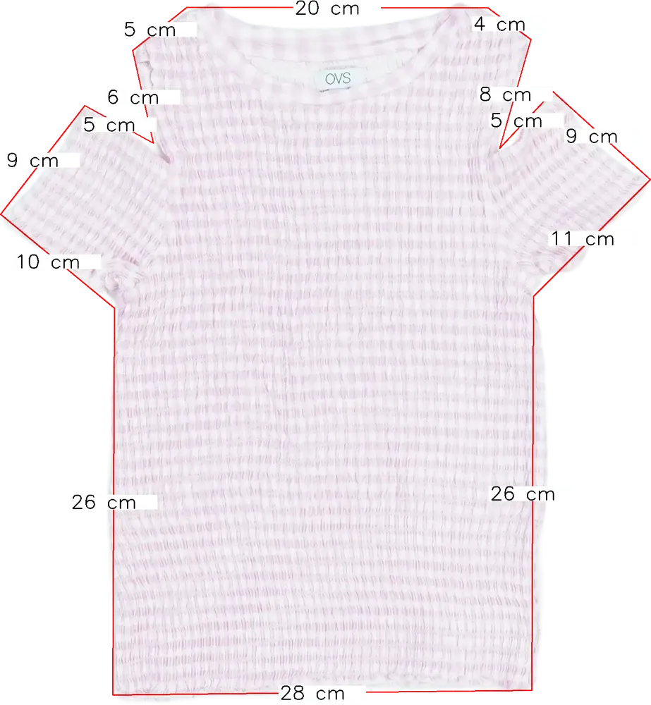 Rózsaszín OVS Póló EU 128 / UK 8 év / US 8 év/M