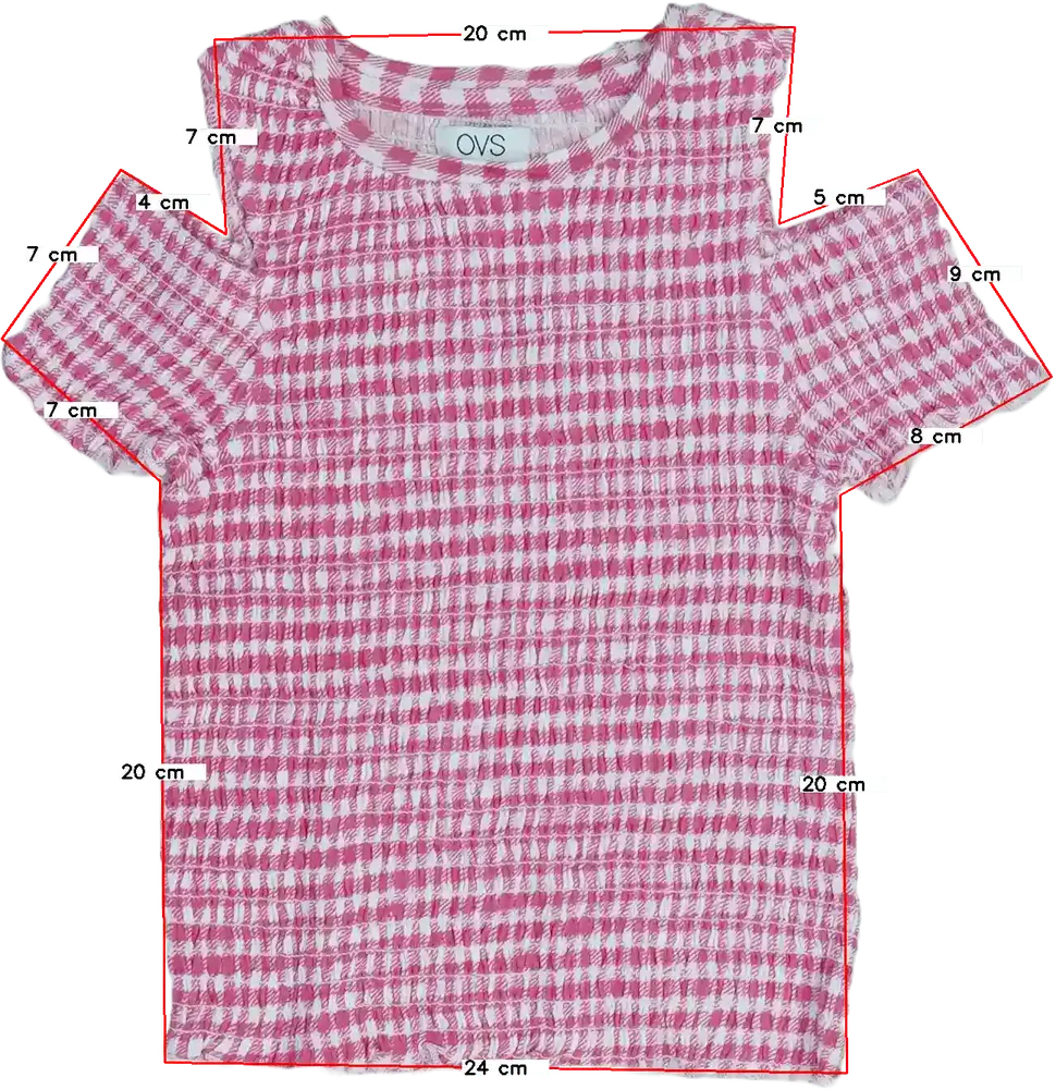 Rózsaszín OVS Póló EU 104 / UK 4 év / US 4T/XS