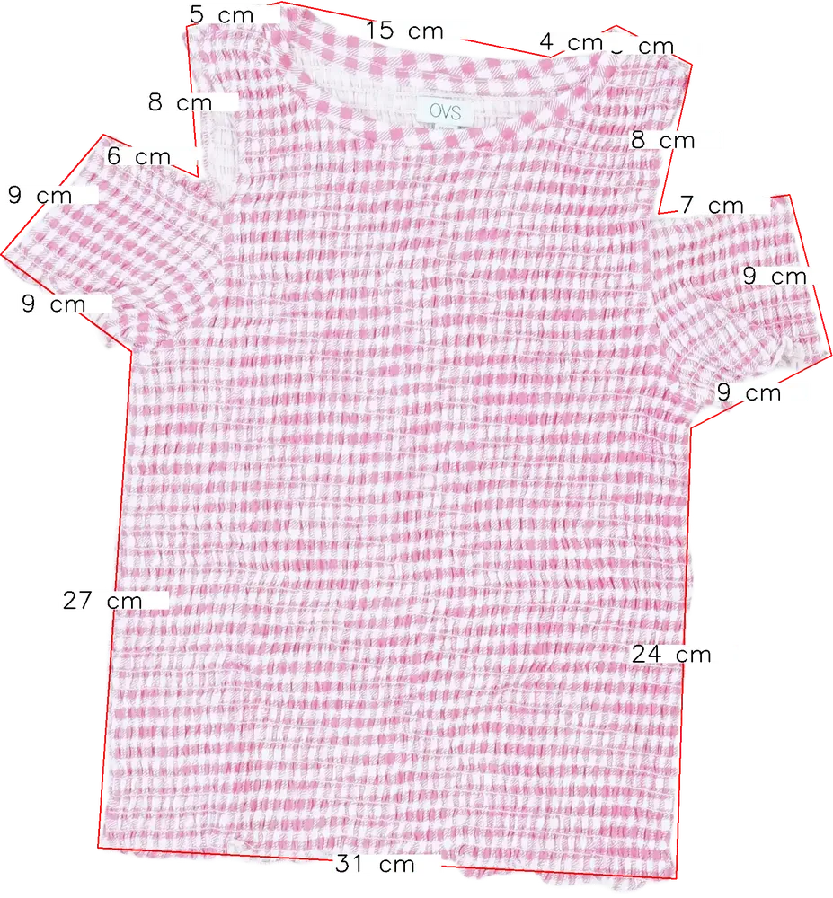 Rózsaszín OVS Póló EU 134 / UK 9 év / US 9 év/L