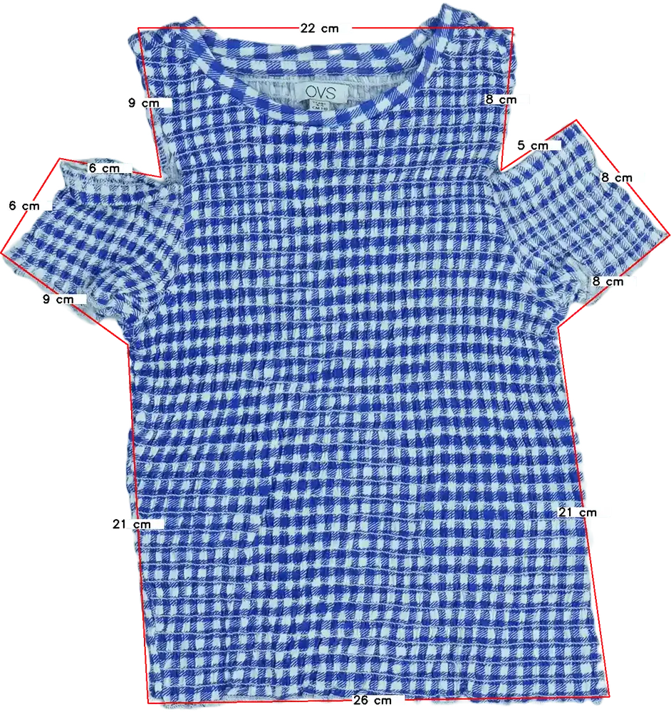 Kék OVS Póló EU 110 / UK 5 év / US 5 év/XS