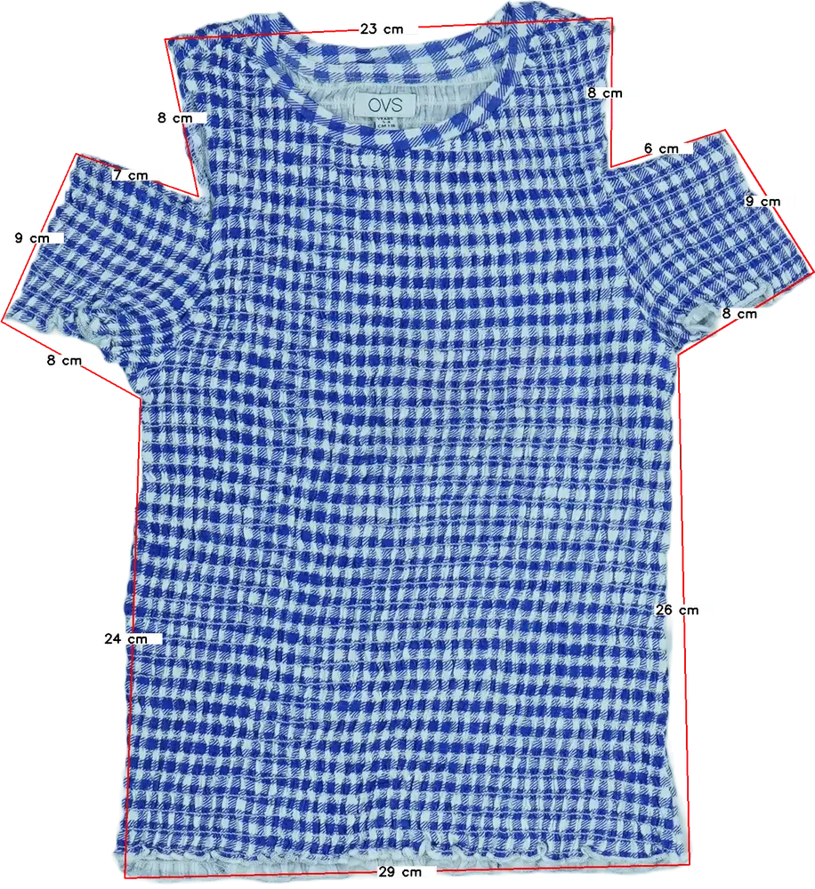 Kék OVS Póló EU 116 / UK 6 év / US 6 év/S