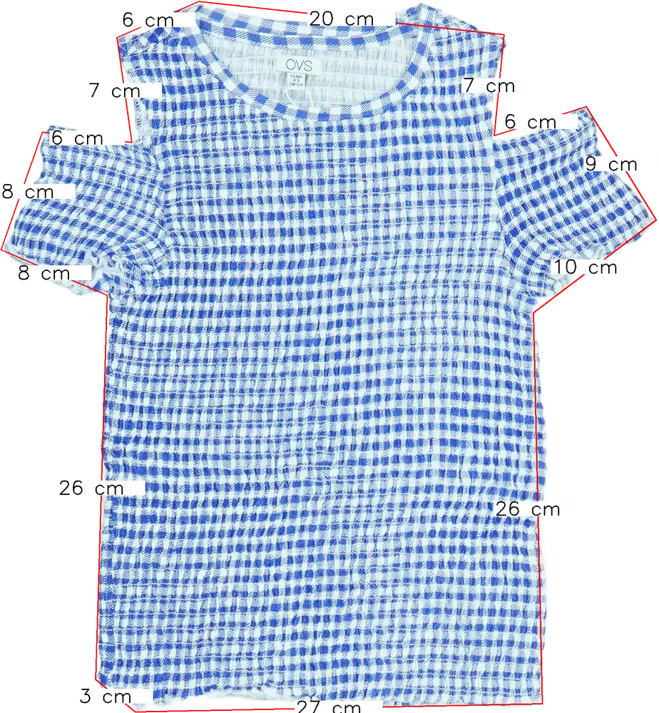 Kék OVS Póló EU 134 / UK 9 év / US 9 év/L