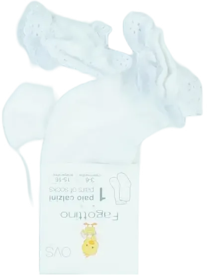 Fehér OVS - Fagottino Zokni EU 68 / UK 3-6 hónap / US 3-6 hónap