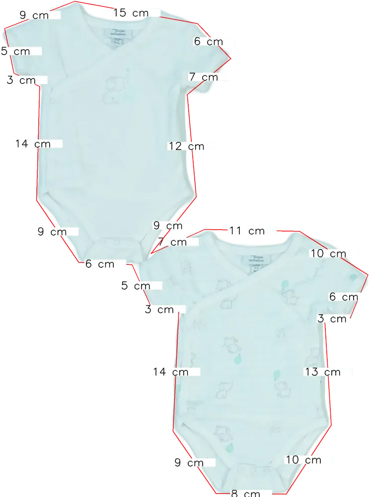 Fehér OVS - Fagottino Csomag - Body EU 44 / UK Koraszülött / US Koraszülött