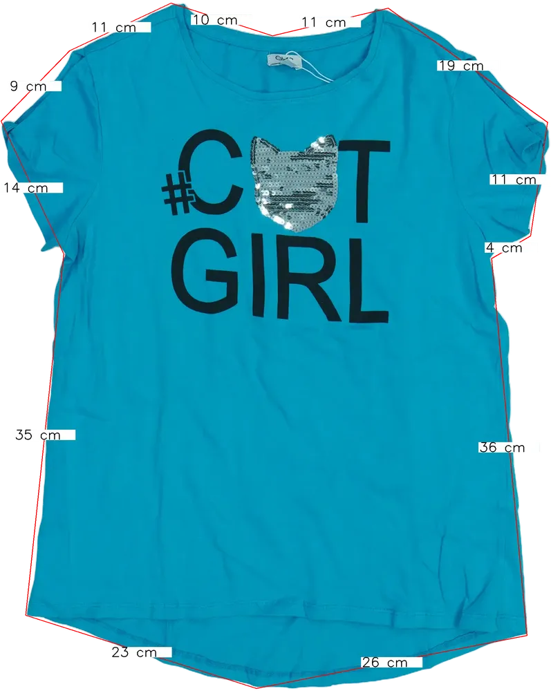 Kék OVS Póló EU 164 / UK 14 év / US 14 év/XL