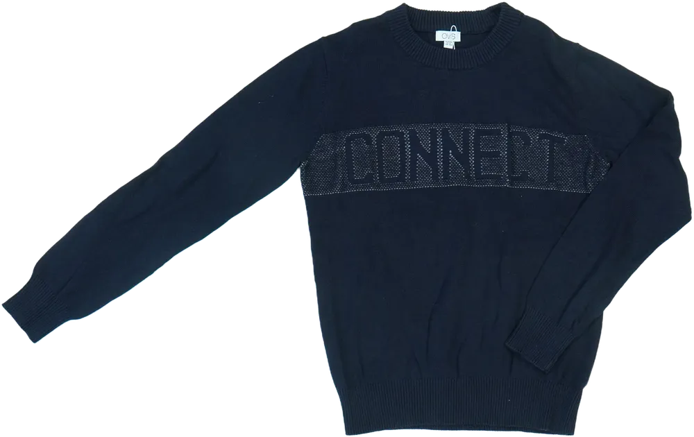 Fekete OVS Kötött pulcsi EU 146 / UK 11 év / US 12 év/L