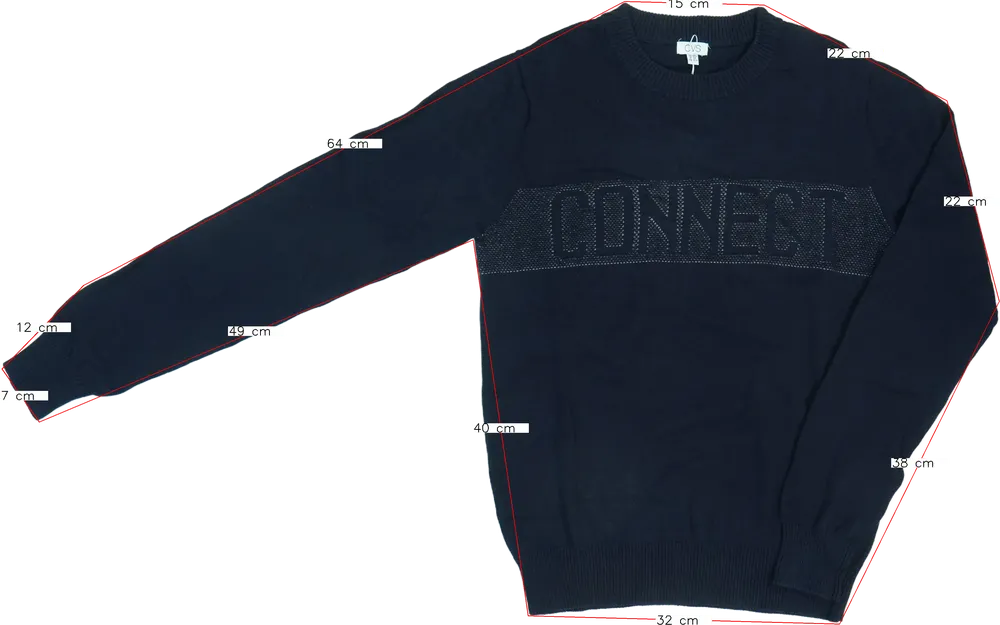 Fekete OVS Kötött pulcsi EU 164 / UK 14 év / US 14 év/XL