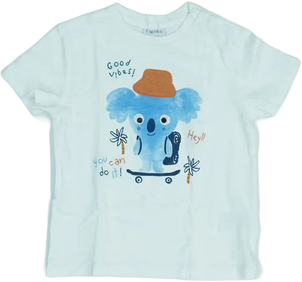 Fehér OVS - Fagottino Póló EU 98 / UK 3 év / US 3T