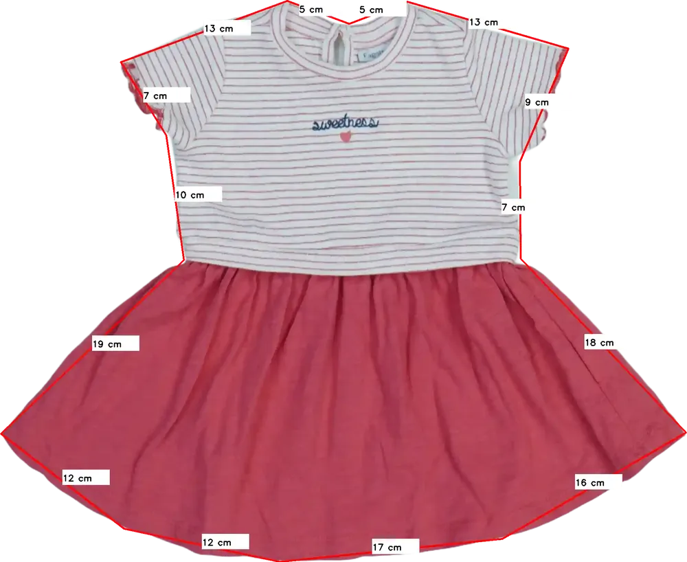 Rózsaszín OVS - Fagottino Ruha EU 86 / UK 12-18 hónap / US 18 hónap