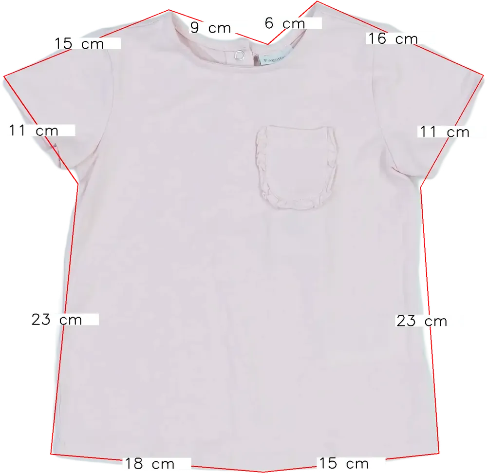 Rózsaszín Benetton Póló EU 92 / UK 2 év / US 2T