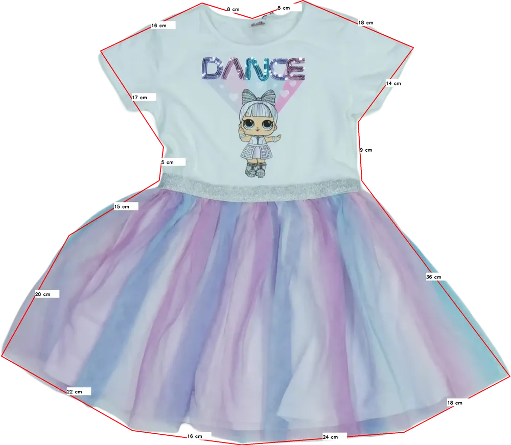 Lila LOL Ruha EU 122 / UK 7 év / US 7 év/M