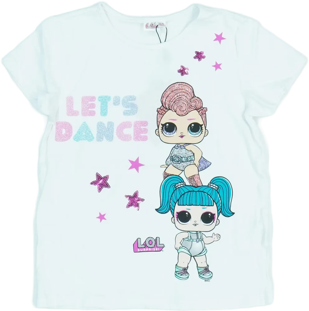 Fehér LOL Póló EU 134 / UK 9 év / US 9 év/L