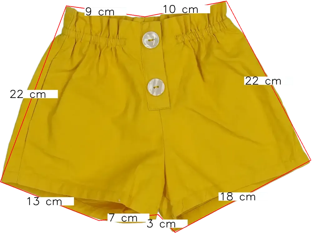 Sárga OVS - Fagottino Rövidnadrág EU 80 / UK 9-12 hónap / US 12 hónap