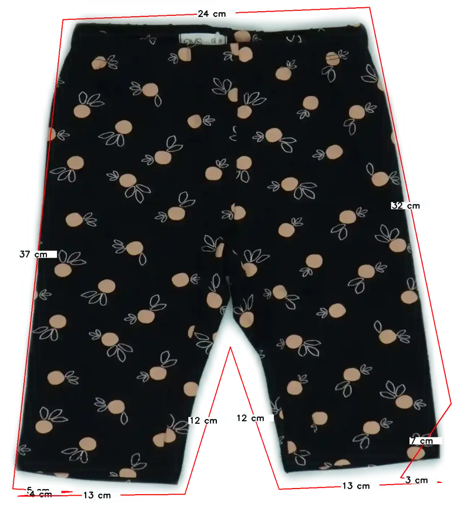 Fekete OVS Rövidnadrág EU 116 / UK 6 év / US 6 év/S