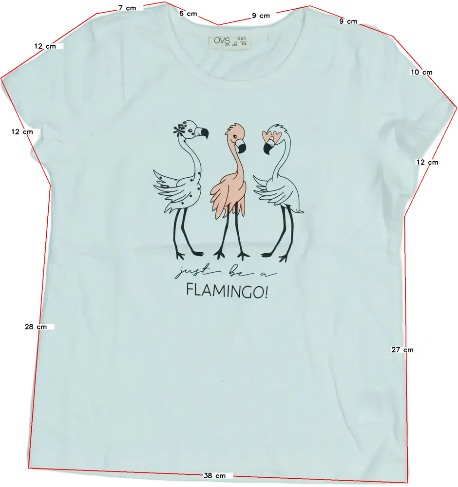 Fehér OVS Póló EU 128 / UK 8 év / US 8 év/M