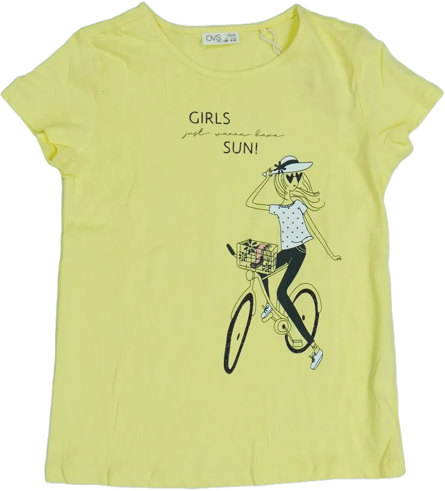 Sárga OVS Póló EU 140 / UK 10 év / US 10 év/L