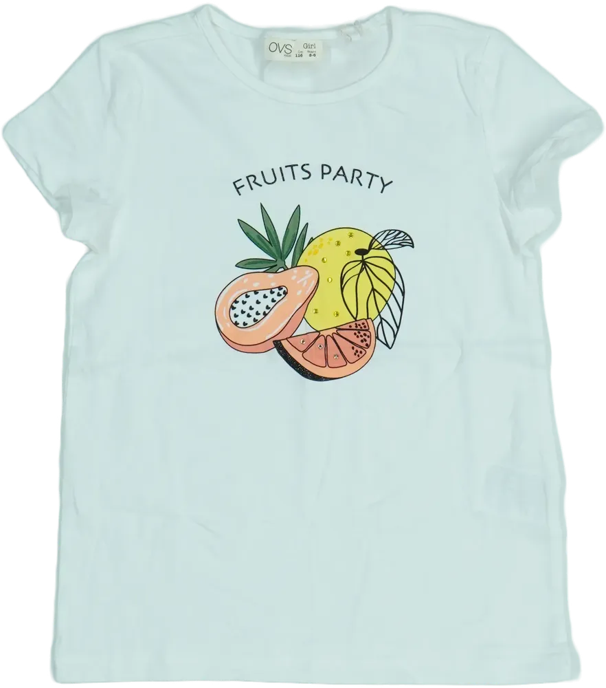 Fehér OVS Póló EU 116 / UK 6 év / US 6 év/S