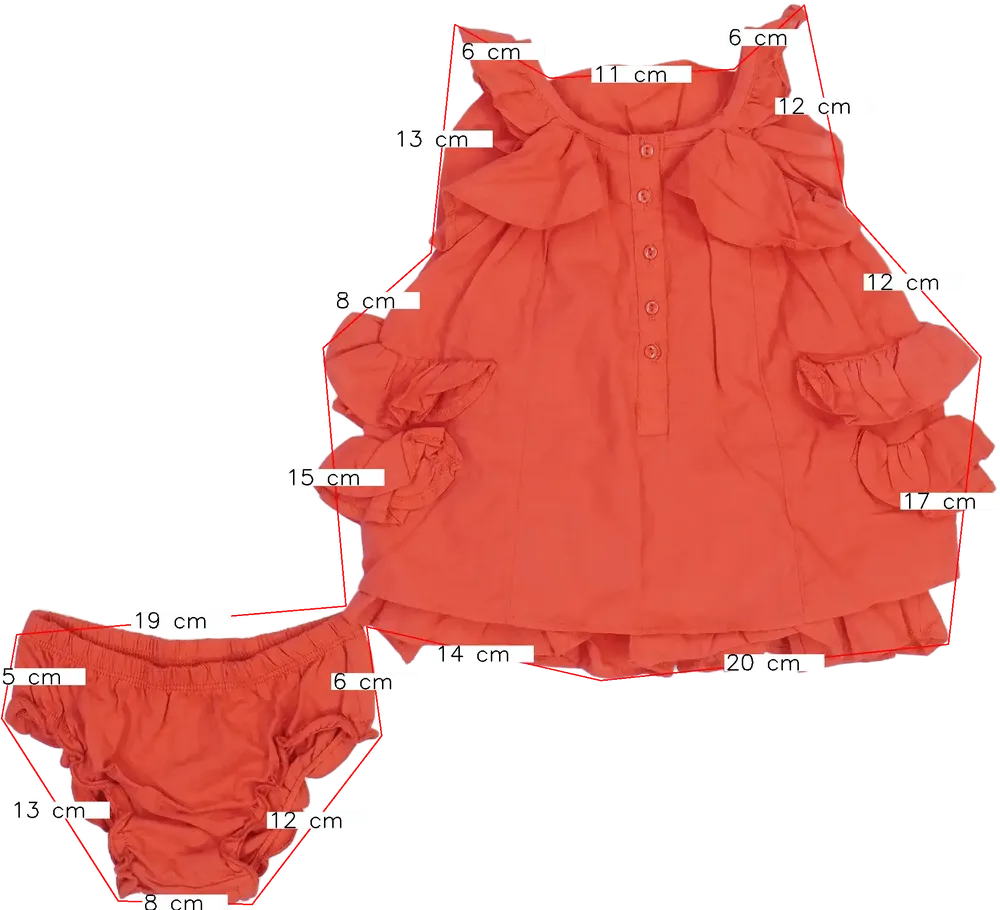 Piros OVS - Fagottino Ruha EU 62 / UK 0-3 hónap / US 0-3 hónap
