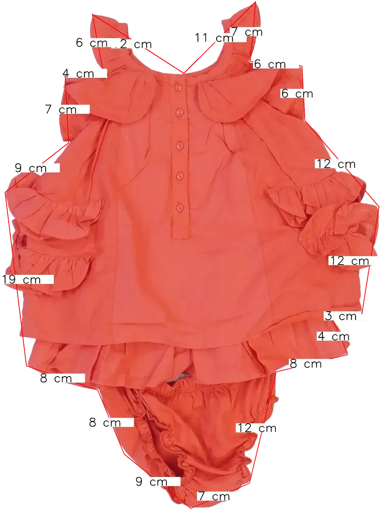 Piros OVS - Fagottino Ruha EU 68 / UK 3-6 hónap / US 3-6 hónap