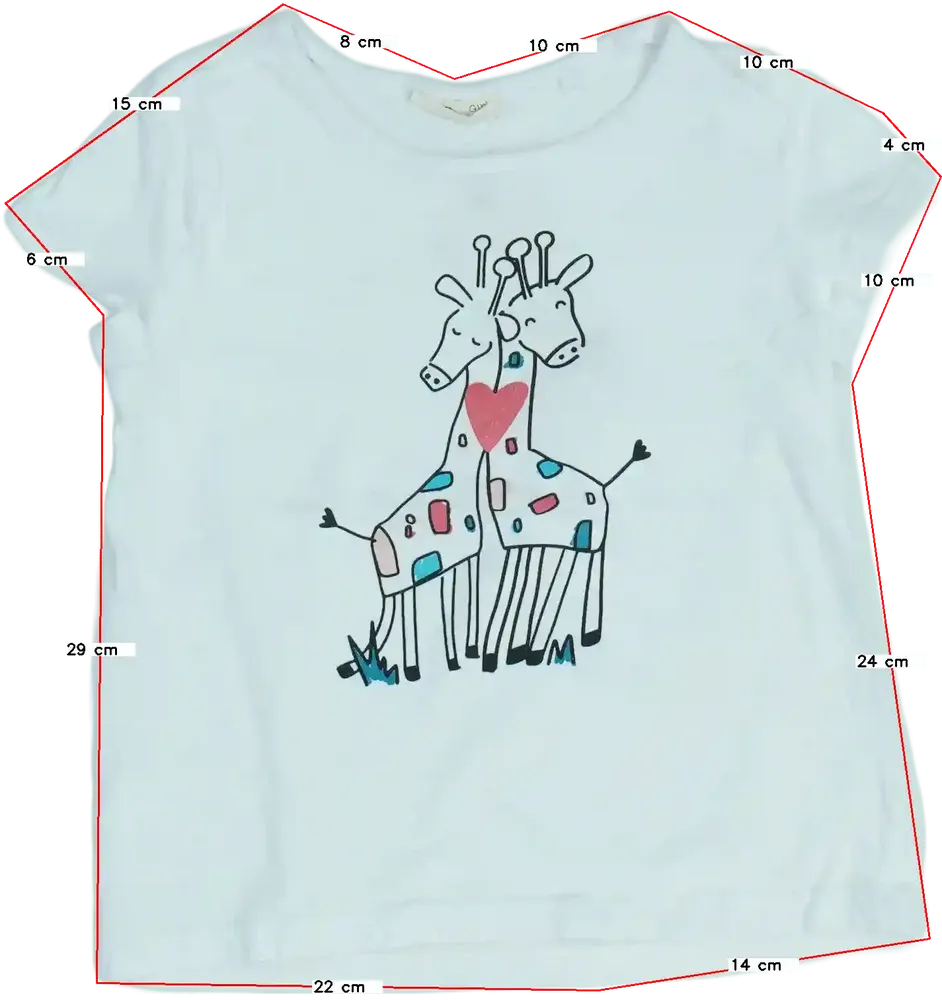 Fehér OVS Póló EU 116 / UK 6 év / US 6 év/S